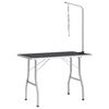 vidaXL Adjustable Dog Grooming Table with 1 Loop