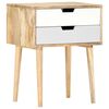 vidaXL Bedside Cabinet 47x35x59 cm Solid Mango Wood