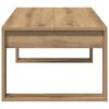 vidaXL Coffee Table Artisan Oak 102x50x35 cm Engineered Wood