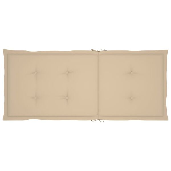 vidaXL Garden Reclining Chairs 4 pcs with Cushions Solid Acacia Wood