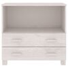 vidaXL Sideboard HAMAR White 85x35x80 cm Solid Wood Pine