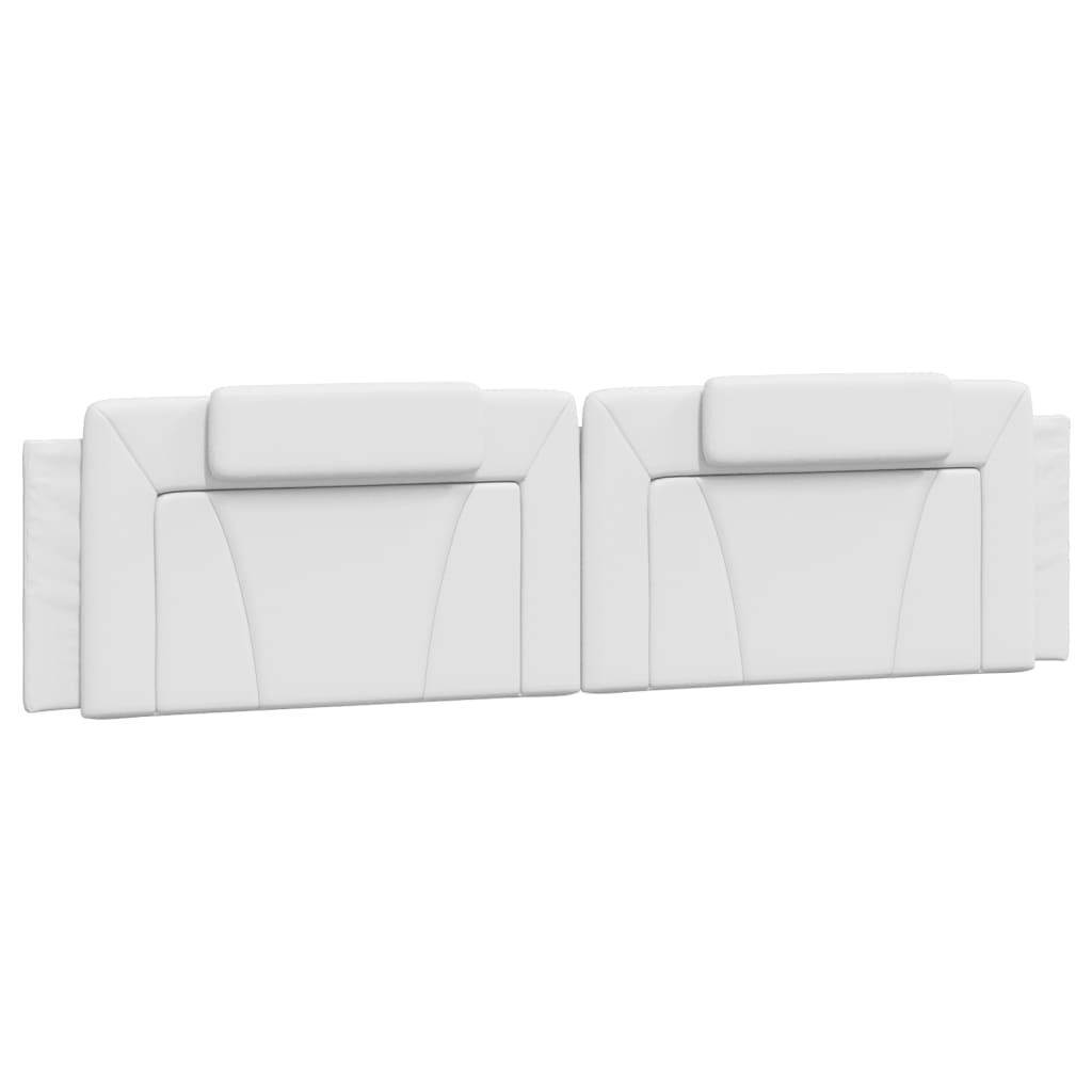 vidaXL Headboard Cushion White 193 cm Faux Leather