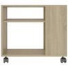 vidaXL Side Table Sonoma Oak 70x35x55 cm Engineered Wood
