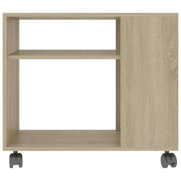 vidaXL Side Table Sonoma Oak 70x35x55 cm Engineered Wood