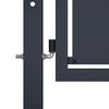 vidaXL Garden Gate Steel 100x100 cm Anthracite