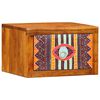 vidaXL Bedside Cabinet 2 pcs Brown 35 x 30 x 22 cm Solid acacia wood