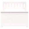 vidaXL Bench White 80x41x77 cm Solid Wood Pine