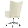 vidaXL Relaxing Chair Cream White Velvet