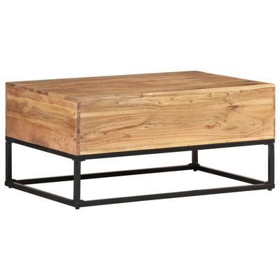 vidaXL Coffee Table 90x60x40 cm Solid Acacia Wood