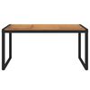 vidaXL Garden Table with U-shaped Legs 160x80x75 cm Solid Wood Acacia