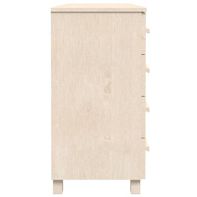 vidaXL Sideboard HAMAR Honey Brown 113x40x80 cm Solid Wood Pine