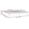 vidaXL Box Spring Bed Frame Light Grey Queen Fabric (US Only)