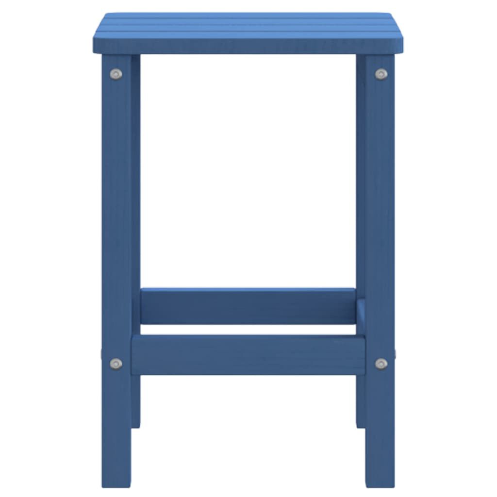 vidaXL Garden Adirondack Table Aqua Blue 38x38x46 cm HDPE