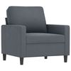 vidaXL Sofa Chair Dark Grey 60 cm Velvet