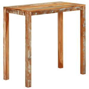 vidaXL Bar Table 112x55x108 cm Solid Wood Reclaimed