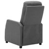 vidaXL Electric Recliner Chair Light Grey Fabric
