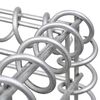 vidaXL Gabion Baskets 3 pcs Galvanised Steel 25x25x197 cm