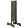 vidaXL Garden Trellis Fence Grey 120x60 cm Solid Firwood