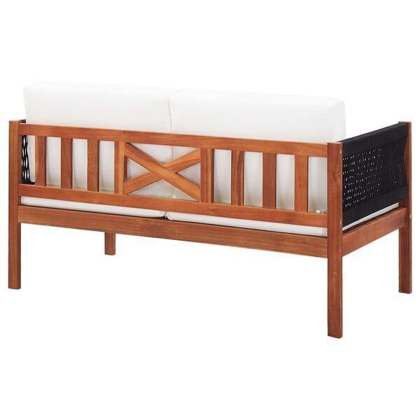 vidaXL Garden Sofa 2-Seater Solid Acacia Wood