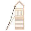 vidaXL Playhouse with Climbing Wall Solid Wood Pine
