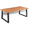 vidaXL Dining Table Solid Acacia Wood 200x90 cm