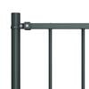 vidaXL Fence Panel with Posts Powder-coated Steel 1.81x0.75 m Anthracite