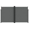 vidaXL Retractable Side Awning Anthracite 200x600 cm