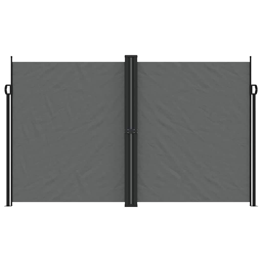 vidaXL Retractable Side Awning Anthracite 200x600 cm