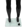 vidaXL Full Body Male Mannequin with Glass Base Glossy Black 185 cm