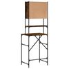 vidaXL Washing Machine Cabinet Smoked Oak 68x48.5x194 cm