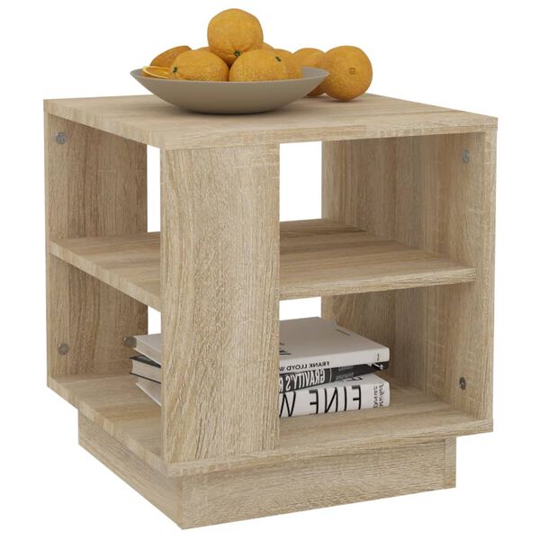 vidaXL Coffee Table Sonoma Oak 40x40x43 cm Engineered Wood