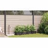 vidaXL Garden Black 80 x 40 x 126 cm Steel