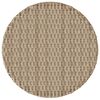 vidaXL 3 Piece Bistro Set with Cushions Beige Poly Rattan