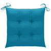 vidaXL Folding Garden Chairs 2 pcs with Cushions Bamboo