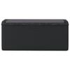vidaXL Garden Storage Box with Seat Cushion Anthracite 350 L PP