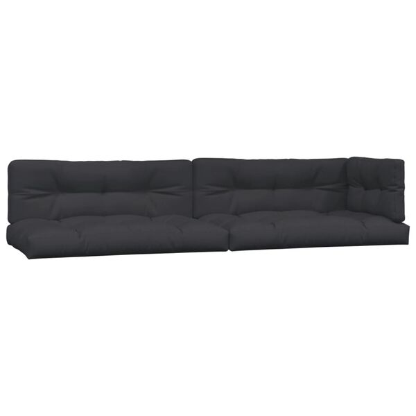 vidaXL 3 Piece Garden Pallet Sofa Set with Cushions Solid Wood Acacia