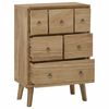 vidaXL Chest of Drawers 56x30x80 cm Solid Wood Teak