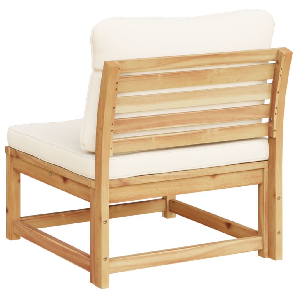 vidaXL Garden Sofa with Cushions Solid Wood Acacia