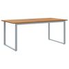 vidaXL Garden Table with U-shaped Legs 180x90x75 cm Solid Wood Acacia
