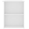 vidaXL Desk White 110x60x73 cm Engineered Wood