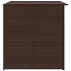 vidaXL Garden Storage Box Brown 150x100x100 cm Poly Rattan