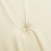 vidaXL Garden Bench Cushion Cream 100x50x4 cm Oxford Fabric