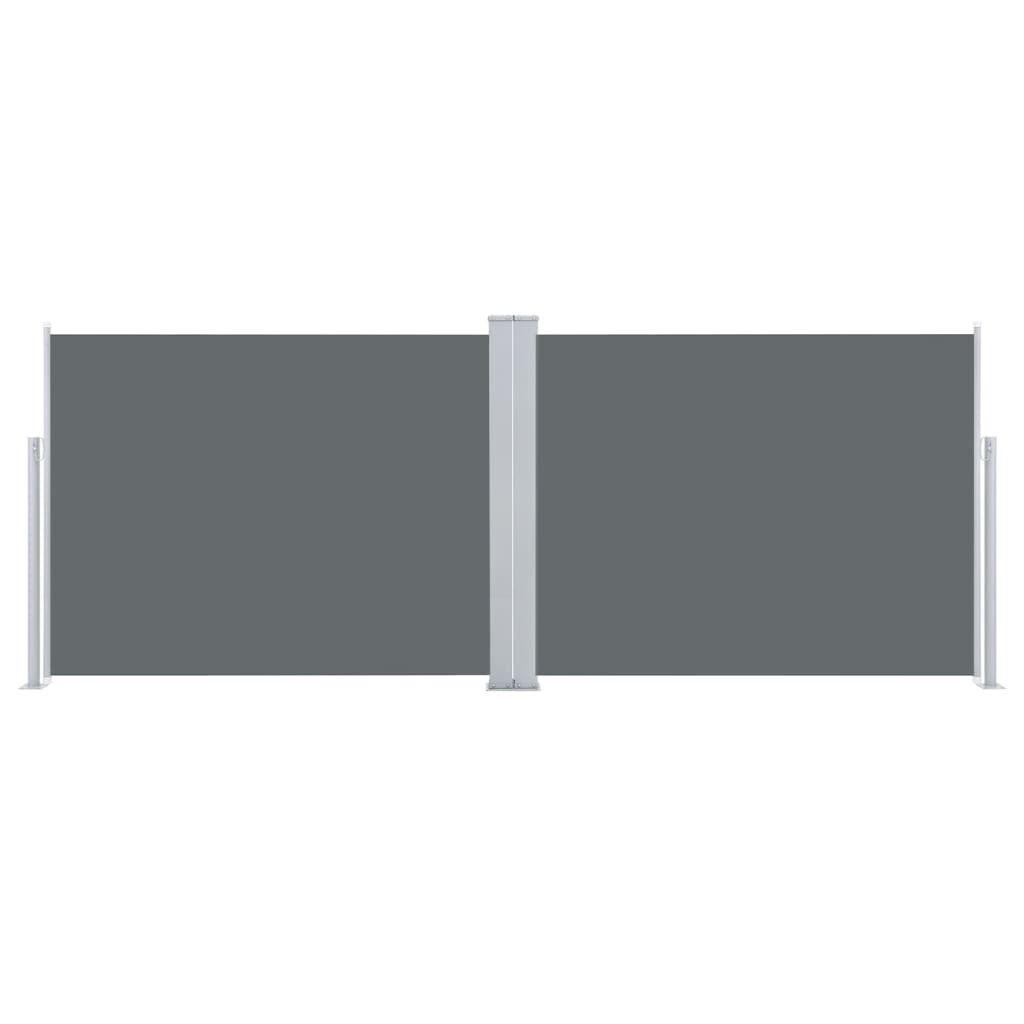 vidaXL Retractable Side Awning Anthracite 140x1000 cm