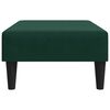 vidaXL Footstool Dark Green 77x55x31 cm Velvet