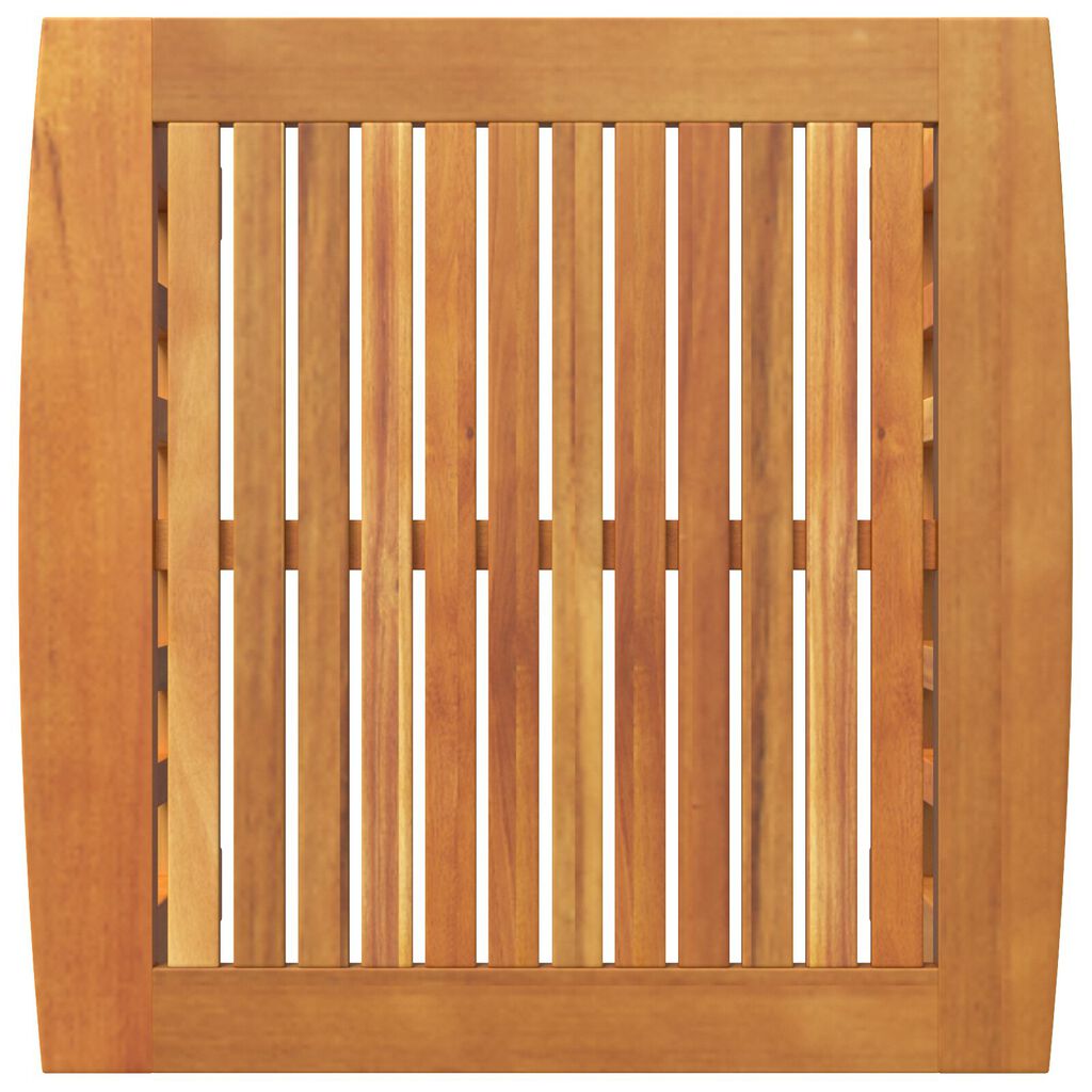 vidaXL Garden Side Table Brown 45x45x50 cm Solid Acacia Wood