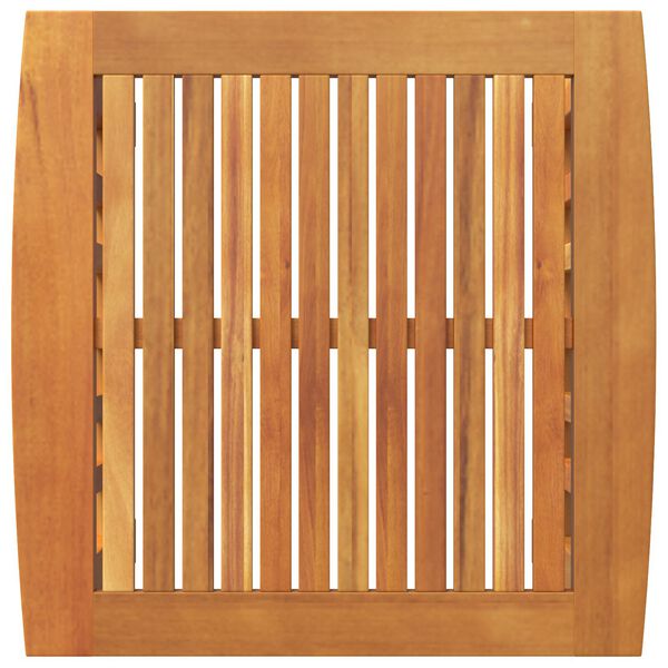 vidaXL Garden Side Table Brown 45x45x50 cm Solid Acacia Wood