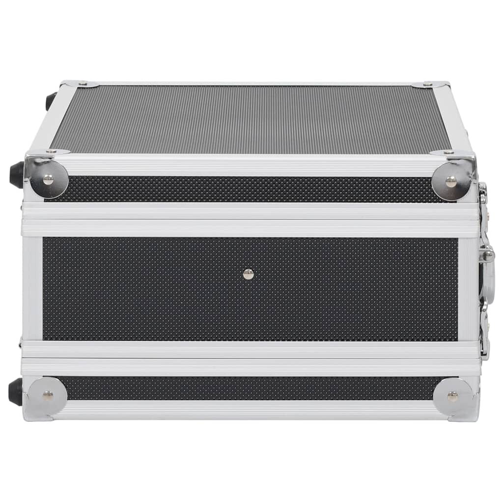 vidaXL Gun Case Aluminium ABS Black