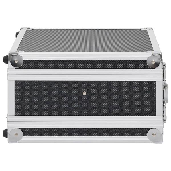 vidaXL Gun Case Aluminium ABS Black