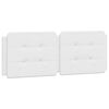 vidaXL Bed Frame with LED without Mattress "Zadar" White 137x190 cm