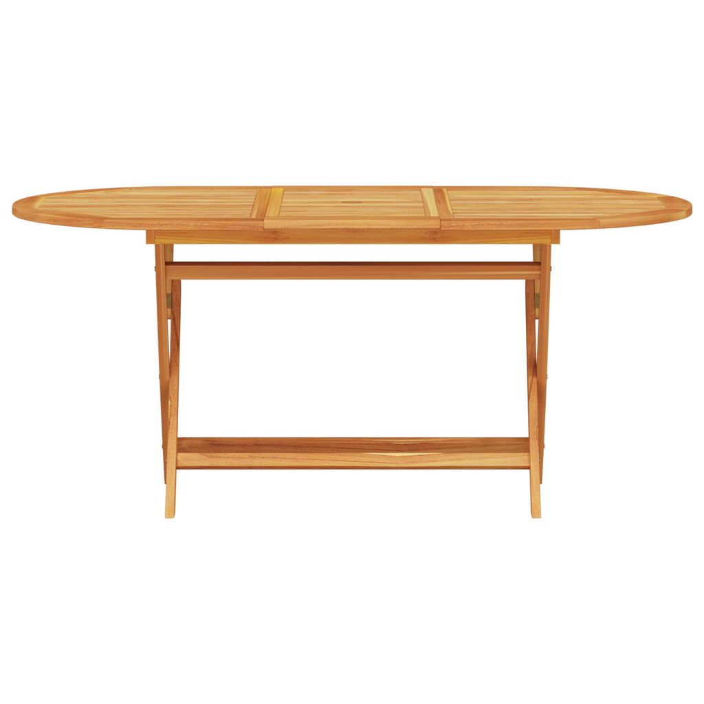 vidaXL Garden Dining Set Folding 5 pcs Brown Solid acacia wood
